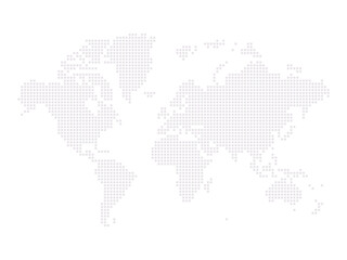 Fototapeta na wymiar 世界地図のグレードット背景　world map 