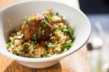 beef with rice