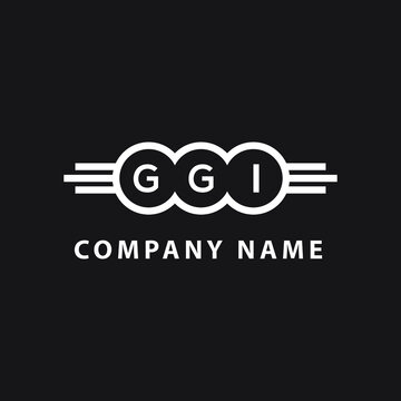 GGI letter logo design on black background. GGI creative initials letter logo concept. GGI letter design. 