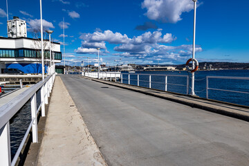 Obraz premium marina, KNS Dronningen, Bygdøy, Oslo, Norway