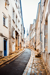 Fototapeta na wymiar Street view of Chartres city, France.