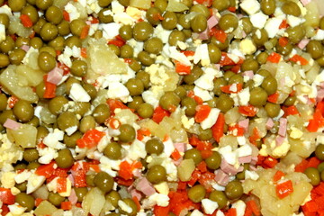 salad with vegetables