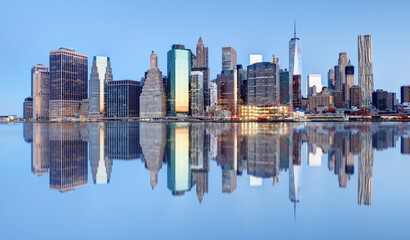 New York City skyline, USA