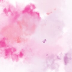 Pink watercolor Japanese illustration for your design 