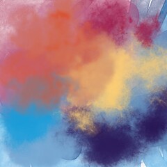 Rainbow watercolor background for your design 