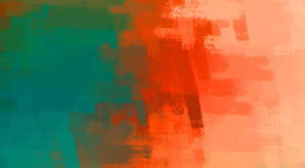 Brushed Painted Abstract Background. Brush stroked painting. Artistic vibrant and colorful wallpaper.