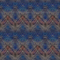 Fototapeta premium Seamless colorful Knitted fabric texture. Knit pattern background.
