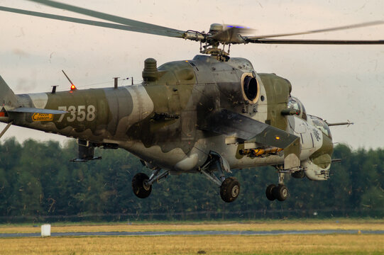 Mi-35 attack helicopter of the Czech Armed Forces