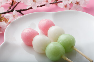 花見団子　桜　　春イメージ