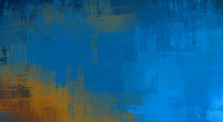 Background with crossed wild brush strokes. Colorful and vibrant illustration. Painted art. Creative abstract painting.