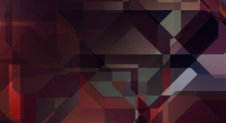 Trendy geometric abstract background in minimalistic flat style with dynamic composition.
