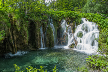 Fototapeta na wymiar Croatie Plitvice Plitvicka Lakes