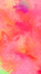 Modern brush strokes painting. Soft color painted illustration of soothing composition for poster, wall art, banner, card, book cover or packaging. Watercolor abstract painting with pastel colors.
