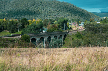 Country railway viaduct