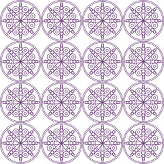 purple mandalas pattern