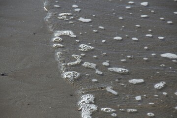 waves on the beach