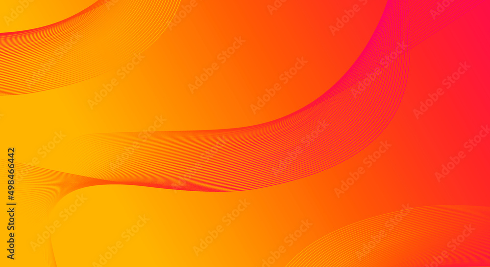 Poster minimal technology bright yellow abstract background. abstract modern yellow lines background vector