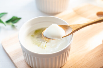 手作り牛乳寒天