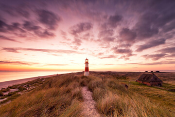 summer morning at the beauty lighthouse