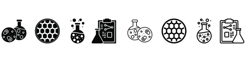 Laboratory icon vector. analyzes illustration sign. lab symbol. chemistry logo.
