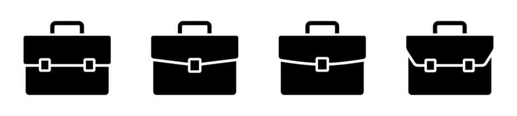 Briefcase Set Icon Vector Illustration