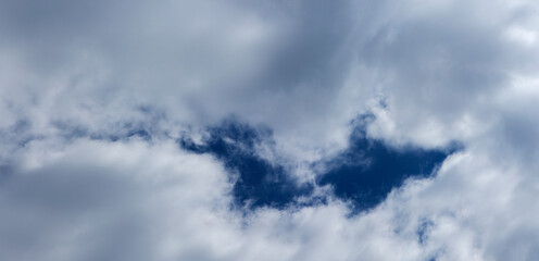 Obraz premium blue sky with clouds