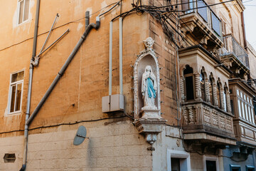 Interesting architecture in Gozo, Malta
