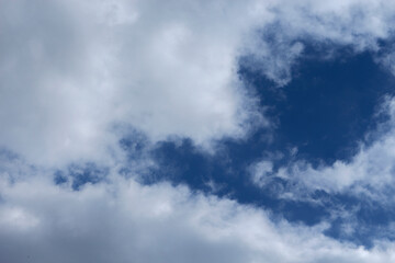 blue sky with clouds
