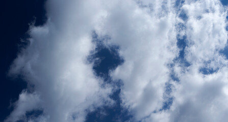 Obraz premium blue sky with clouds