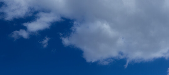 blue sky with clouds