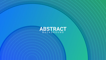 geometric abstract background with green and blue gradient lines