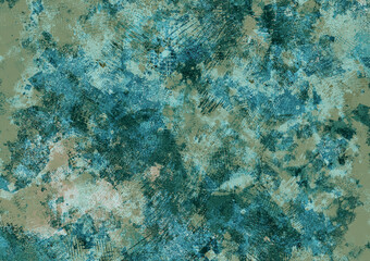 幻想的な水色の水彩テクスチャ背景
