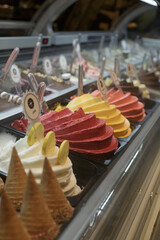 Ice cream / gelato in the market