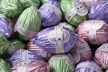 Fototapeta na wymiar Easter Chocolate Eggs