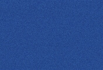 Fototapeta na wymiar Jeans denim texture pattern background, navy blue apparel fabric pattern, realistic vector. Blue jeans cloth or denim canvas material in macro closeup, cotton textile of denim jeans or upholstery
