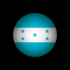 Country Honduras. Honduras flag. Vector illustration.