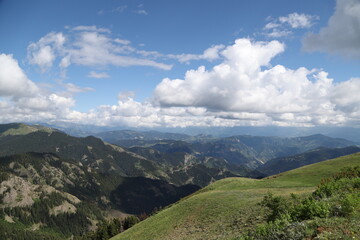Fototapeta premium abandoned villages in forest area.Turkey