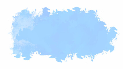 Fototapeta na wymiar Blue watercolor background for your design, watercolor background concept, vector.