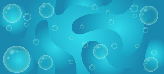 abstract background with blob liquid gradient and wavy pattern