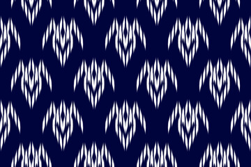 Ethnic oriental ikat seamless pattern traditional. Fabric Indian style. Design for background, wallpaper, vector illustration, fabric, clothing, carpet, textile, batik, embroidery.