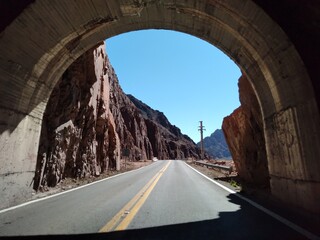 tunnel in the mountains
