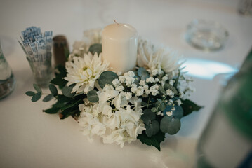 Rustic decoration for special occasions.