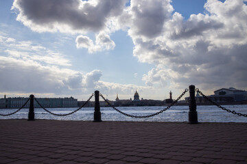 View of the Arrow of Vasilievsky Island