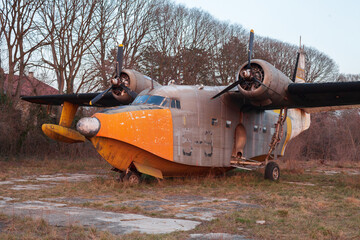 Old Seaplane rusting somewhere