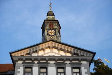 Fototapeta na wymiar City Hall of Ljubljana - Ljubljanska Mestna Hisa