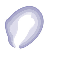 Watercolor Swirl Brushstroke Blue Purple
