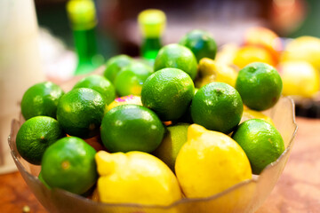 Lemons and Lime cocktail bowl