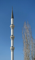 Obraz premium mosque minaret architecture in turkey - islam and minerals - minarets of mosques turkey,