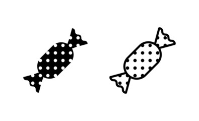 Candy icon vector. candy sign and symbol.