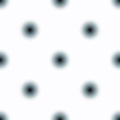 Abstract seamless graphic background. Design element from monochrome circles. Vector illustration